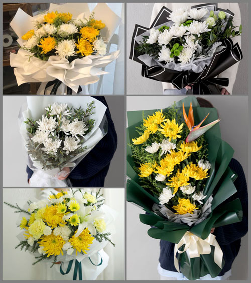 贵州毕节市威宁县草海镇富民村白事花束代送